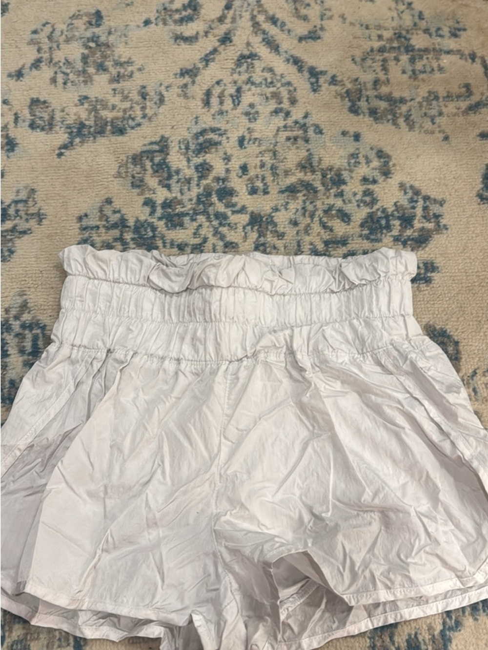 White Free People Movement Shorts
